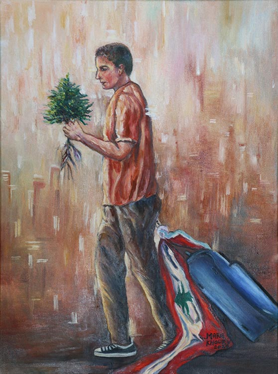 leaving Lebanon 60x80