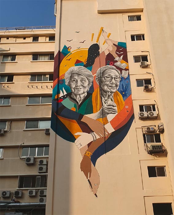 Mural by Roula Abdo